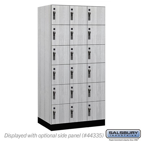 Premier Wood Locker — 6 Tier, 3 Wide