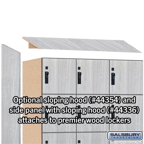 Premier Wood Locker — 6 Tier, 3 Wide