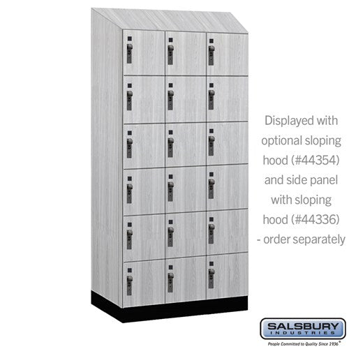 Premier Wood Locker — 6 Tier, 3 Wide