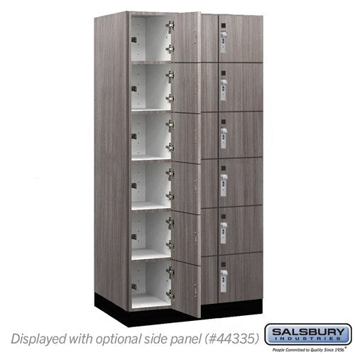 Premier Wood Locker — 6 Tier, 3 Wide