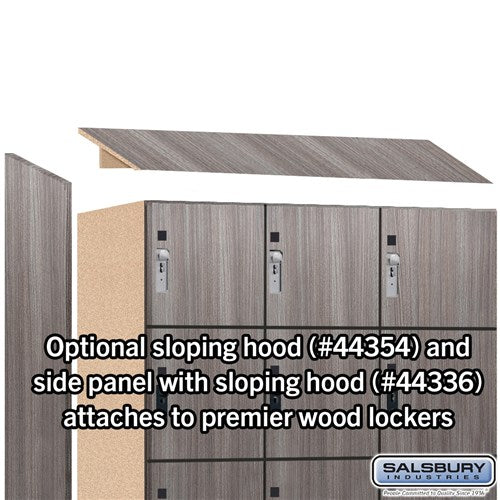 Premier Wood Locker — 6 Tier, 3 Wide