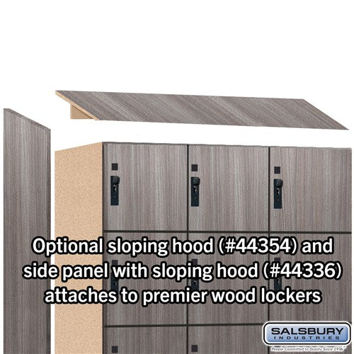 Premier Wood Locker — 6 Tier, 3 Wide