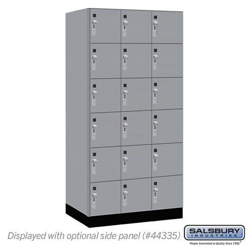 Premier Wood Locker — 6 Tier, 3 Wide