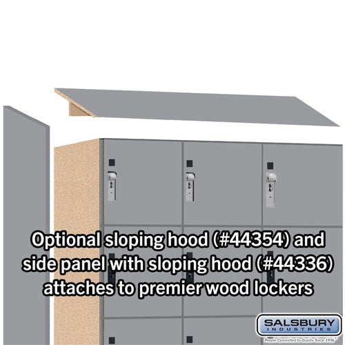 Premier Wood Locker — 6 Tier, 3 Wide