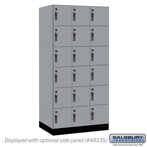 Premier Wood Locker — 6 Tier, 3 Wide