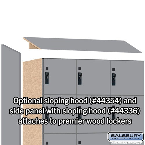 Premier Wood Locker — 6 Tier, 3 Wide