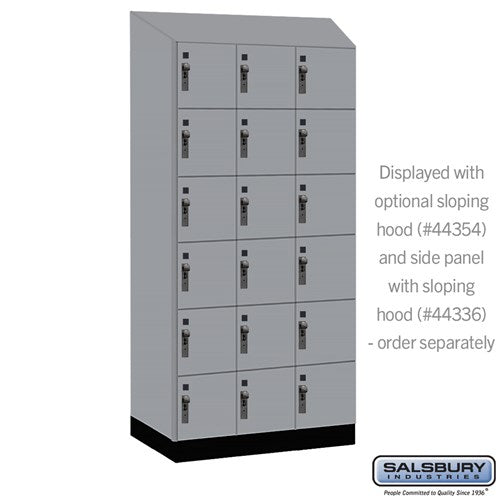 Premier Wood Locker — 6 Tier, 3 Wide