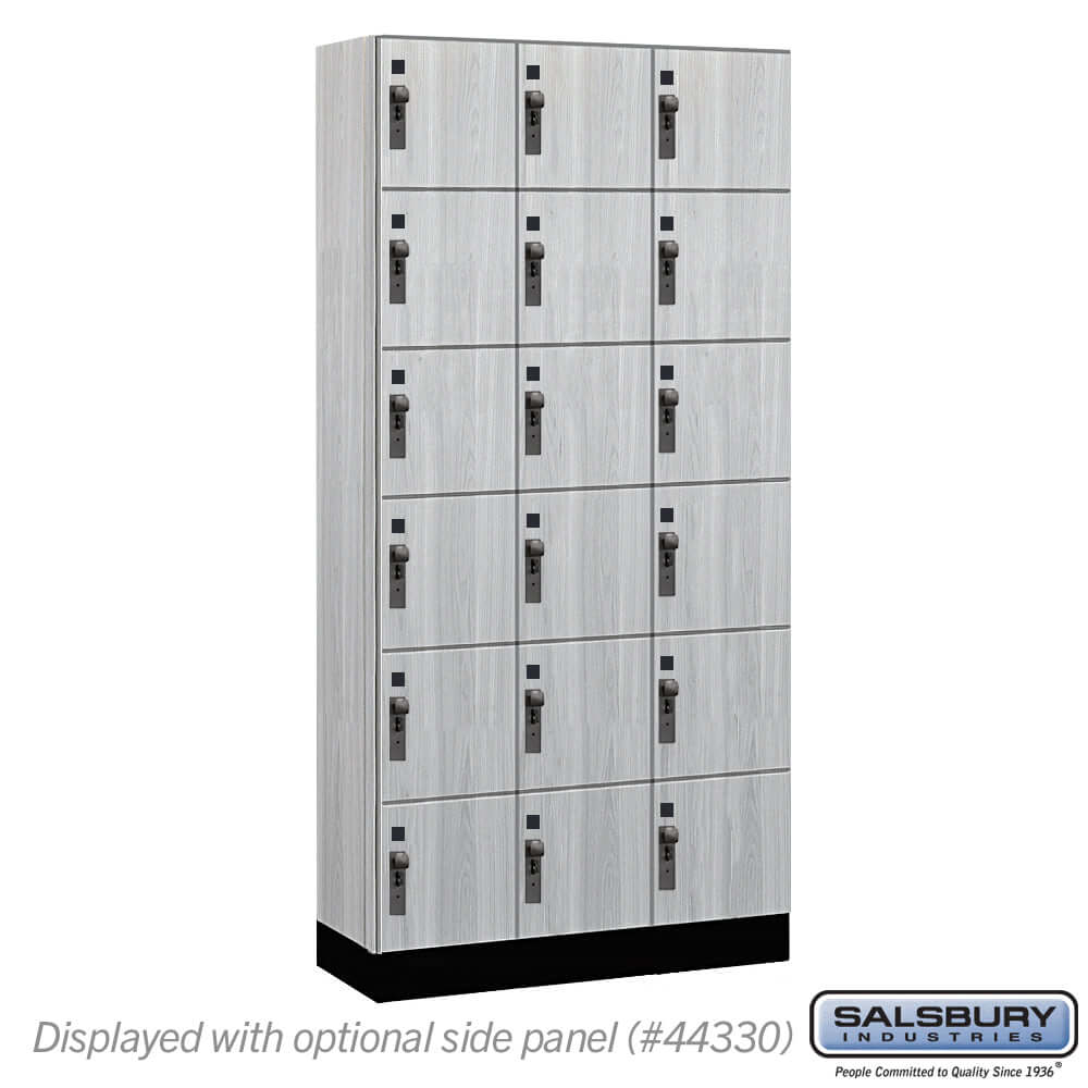 Premier Wood Locker — 6 Tier, 3 Wide