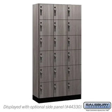 Load image into Gallery viewer, Premier Wood Locker — 6 Tier, 3 Wide