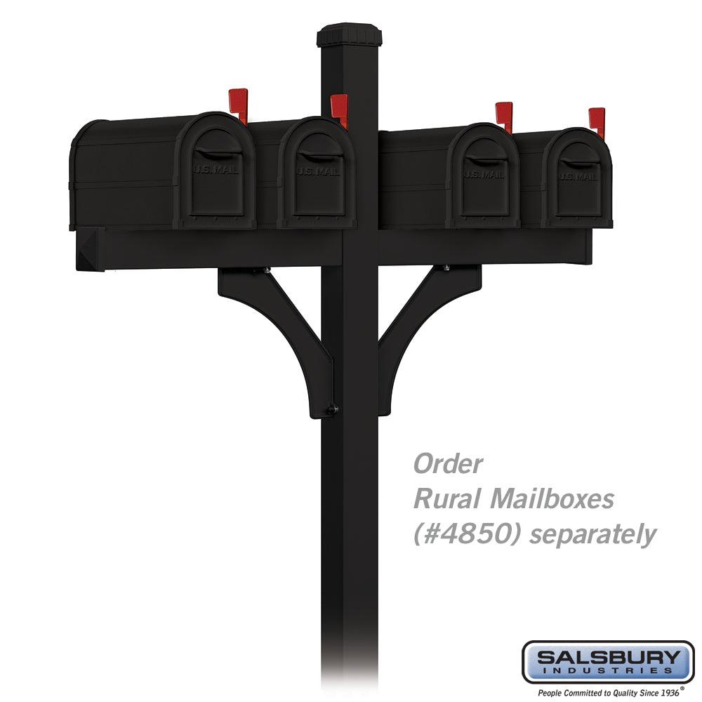 Deluxe Mailbox Post — Rural Mailbox - Your Locker Store