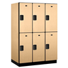 Designer Wood Locker — 2 Tier, 3 Wide