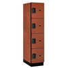 Designer Wood Locker — 4 Tier, 1 Wide