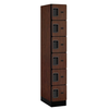 Designer Wood Locker — 6 Tier, 1 Wide