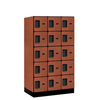 Designer Wood Locker — 5 Tier, 3 Wide