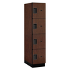 Designer Wood Locker — 4 Tier, 1 Wide