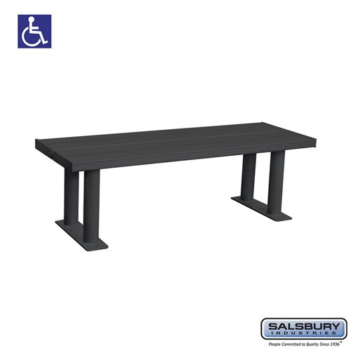 ADA Aluminum Locker Bench