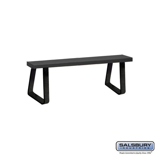 Free-Standing Aluminum Locker Bench