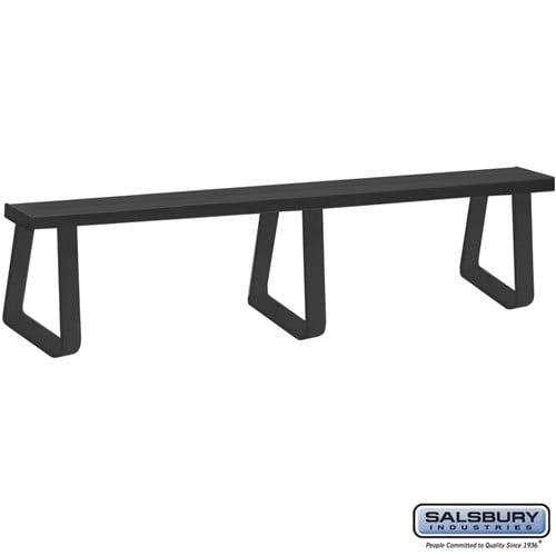 Free-Standing Aluminum Locker Bench