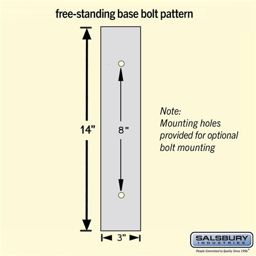Free-Standing Wood Locker Bench