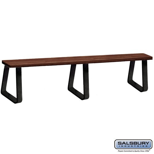 Free-Standing Wood Locker Bench