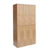 All-Wood Club Locker — 2 Tier, 3 Wide - Your Locker Store