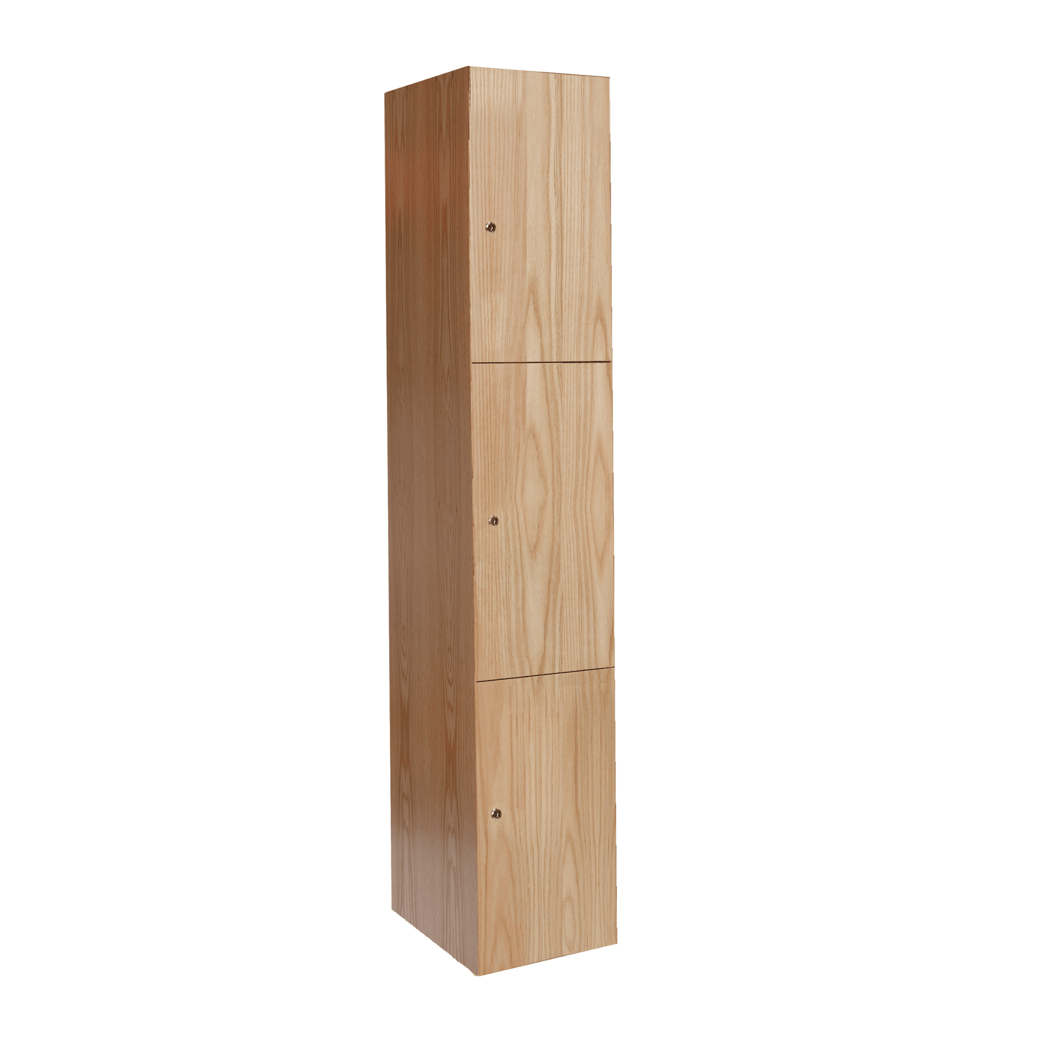 All-Wood Club Locker — 3 Tier, 1 Wide - Your Locker Store
