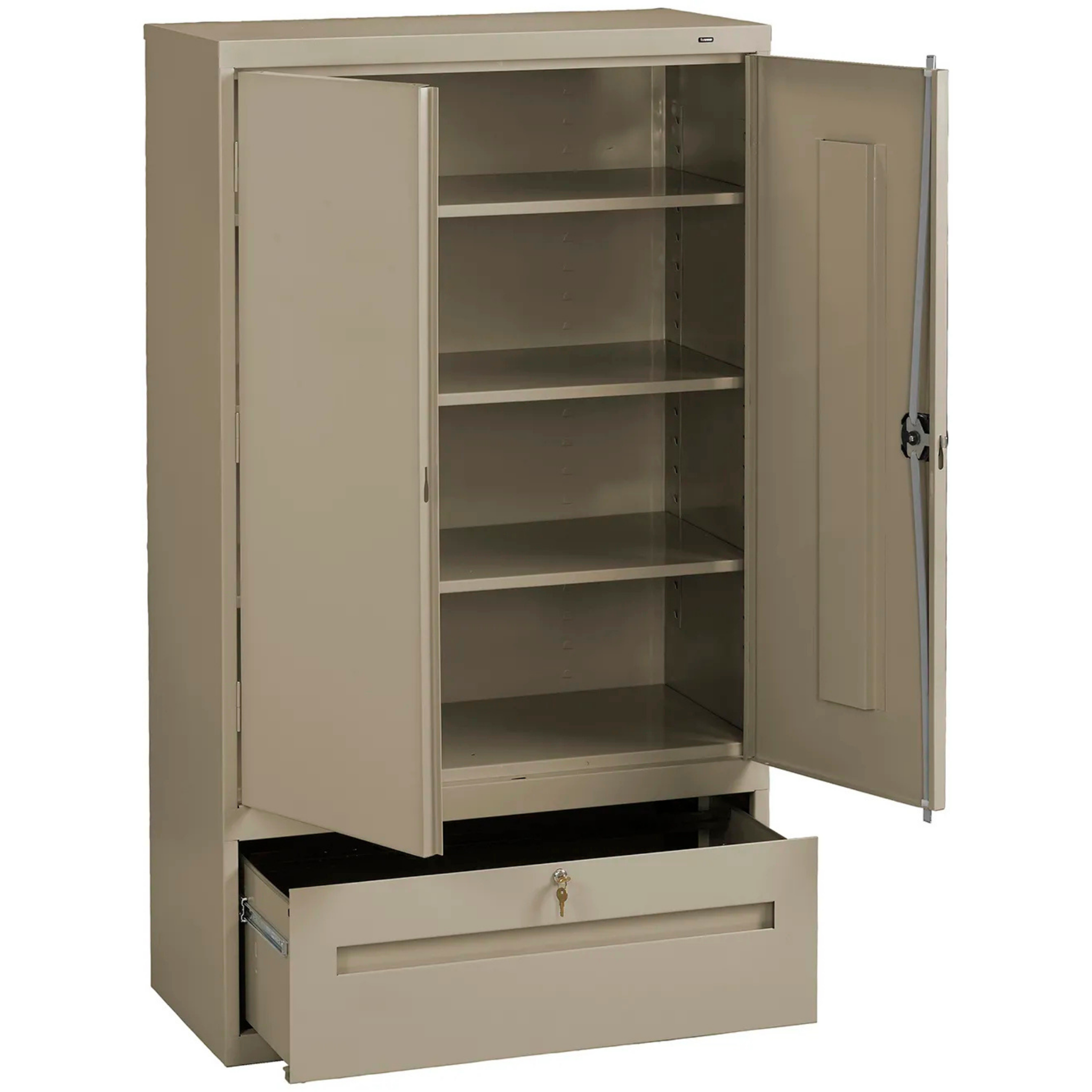 Metal Storage Cabinet with Drawer