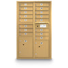 4C Standard Mailbox with 16 Doors & 2 Parcel Lockers