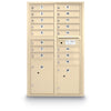 4C Standard Mailbox with 16 Doors & 2 Parcel Lockers