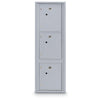 4C Standard Mailbox with 3 Parcel Lockers
