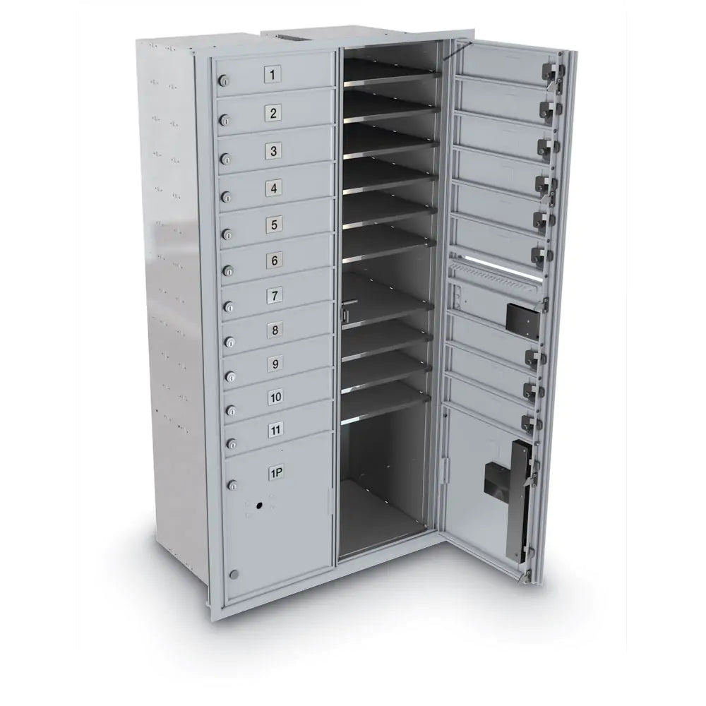 4C Standard Mailbox with 20 Doors & 2 Parcel Lockers