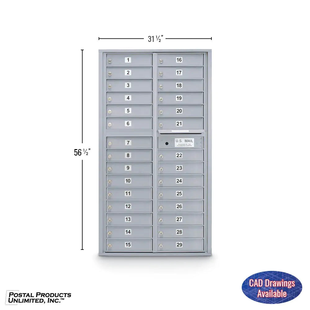4C Standard Mailbox with 29 Doors