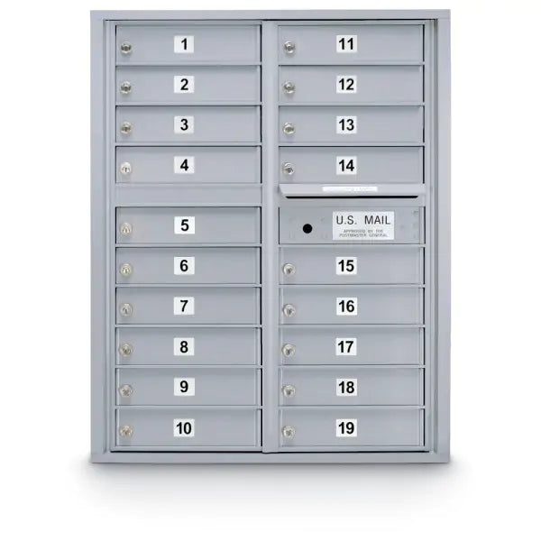 4C Standard Mailbox with 19 Doors