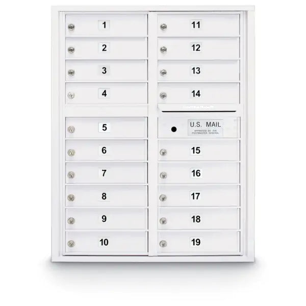 4C Standard Mailbox with 19 Doors