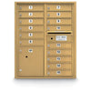 4C Standard Mailbox with 15 Doors & 1 Parcel Locker