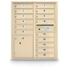 4C Standard Mailbox with 15 Doors & 1 Parcel Locker