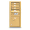 4C Standard Mailbox with 4 Doors & 1 Parcel Locker