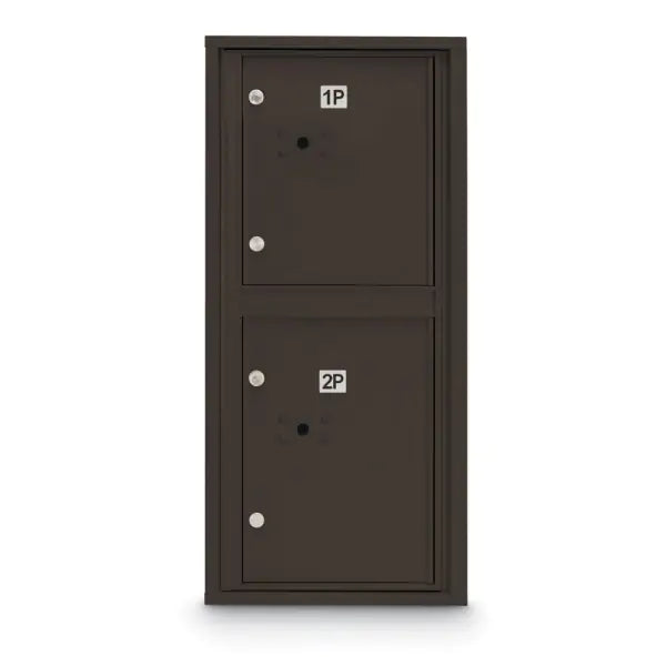 4C Standard Mailbox with 2 Parcel Lockers