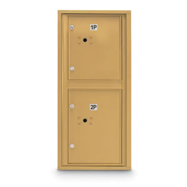 4C Standard Mailbox with 2 Parcel Lockers