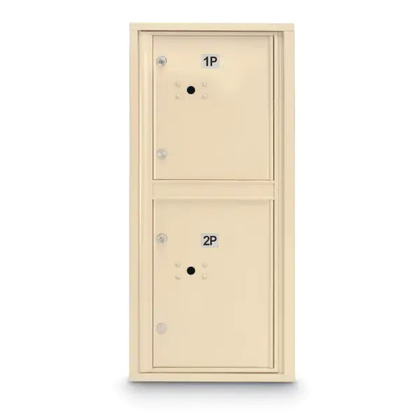 4C Standard Mailbox with 2 Parcel Lockers