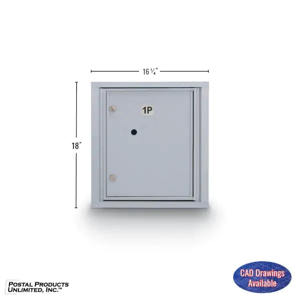 4C Standard Mailbox with 1 Parcel Locker