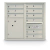 4C Standard Mailbox with 9 Doors & 1 Parcel Locker
