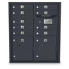 4C Standard Mailbox with 9  Doors & 2 Parcel Lockers