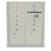 4C Standard Mailbox with 9  Doors & 2 Parcel Lockers