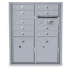 4C Standard Mailbox with 9  Doors & 2 Parcel Lockers