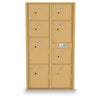 4C Standard Mailbox with 8 Parcel Lockers