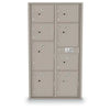 4C Standard Mailbox with 8 Parcel Lockers