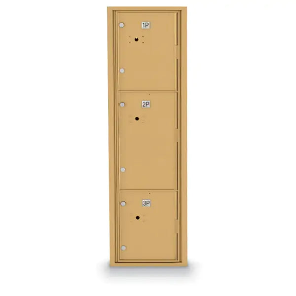4C Standard Mailbox with 3 Parcel Lockers 56 1/2"