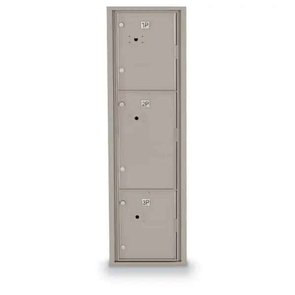 4C Standard Mailbox with 3 Parcel Lockers 56 1/2"