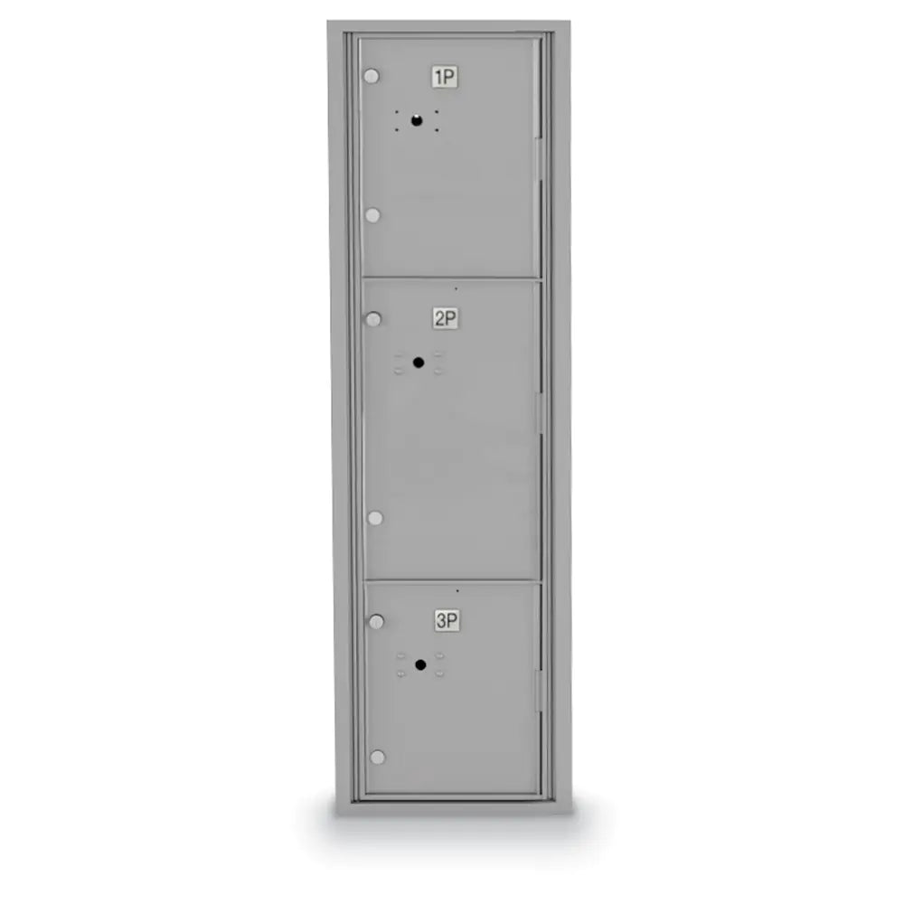 4C Standard Mailbox with 3 Parcel Lockers 56 1/2"
